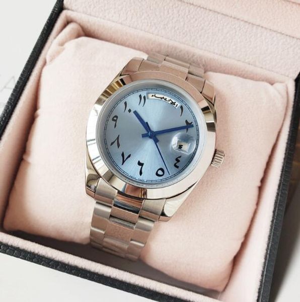 2019 limited edition automatic mechanical watch daydate mens watch male 40mm sapphire glass arabic text watch sweeping movement, Slivery;brown
2019 limited edition automatic mechanical watch daydate mens watch male 40mm sapphire glass arabic text watch sweeping movement, Slivery;brown