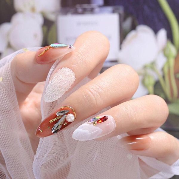 nail art decorations 20 stks/doos wit ab rhinestones paard eye/waterdrop/diamond crystal glitter stones diy 3d design decoraties, Silver;gold
nail art decorations 20 stks/doos wit ab rhinestones paard eye/waterdrop/diamond crystal glitter stones diy 3d design decoraties, Silver;gold