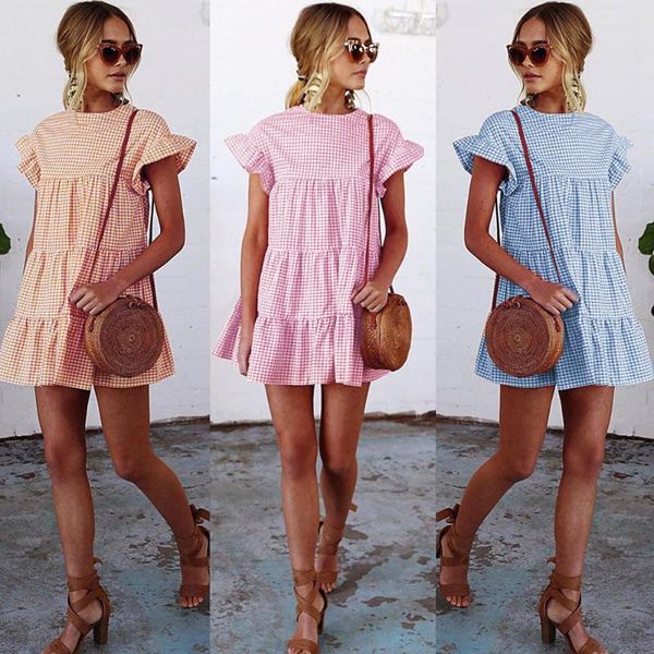 solid casual mini dress o-neck short sleeve ruffle buttons women 2020 new summer dresses cotton dress female vestidos #n, Black;gray
solid casual mini dress o-neck short sleeve ruffle buttons women 2020 new summer dresses cotton dress female vestidos #n, Black;gray