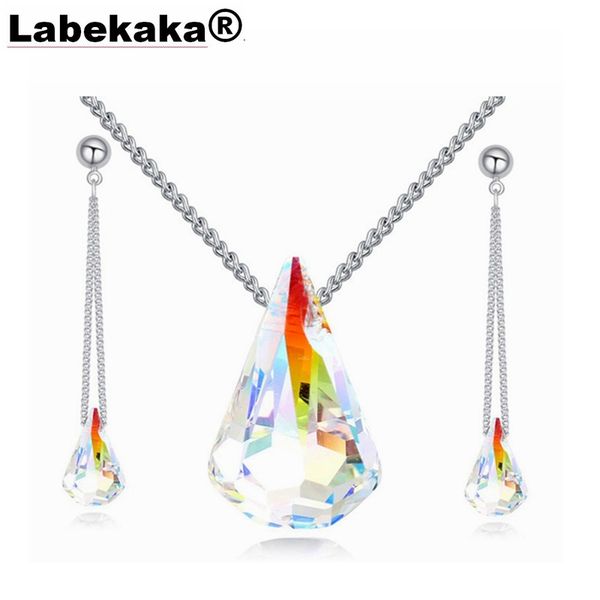 labekaka crystal from fashion necklace earrings women charm jewelry sets romantic wedding birthday party gift, Silver
labekaka crystal from fashion necklace earrings women charm jewelry sets romantic wedding birthday party gift, Silver