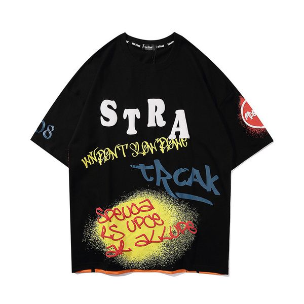summer mens designer t shirts fashion graffiti printed white black oversize short sleeve streetwear cotton big size 563
summer mens designer t shirts fashion graffiti printed white black oversize short sleeve streetwear cotton big size 563