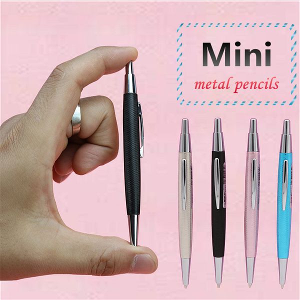 cute mini metal pencil 0.7/0.5mm black yellow pink blue short student writing mechanical automatic pencil with 30pcs refills, Blue;orange
cute mini metal pencil 0.7/0.5mm black yellow pink blue short student writing mechanical automatic pencil with 30pcs refills, Blue;orange