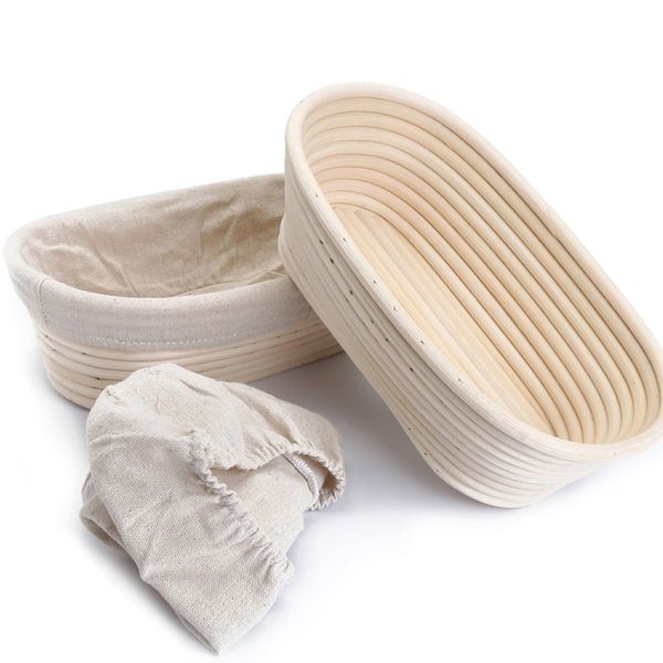 2pcs 25cm/10 inch bread basket rattan proofing basket liner round oval fruit tray dough food storage container storage baskets
2pcs 25cm/10 inch bread basket rattan proofing basket liner round oval fruit tray dough food storage container storage baskets