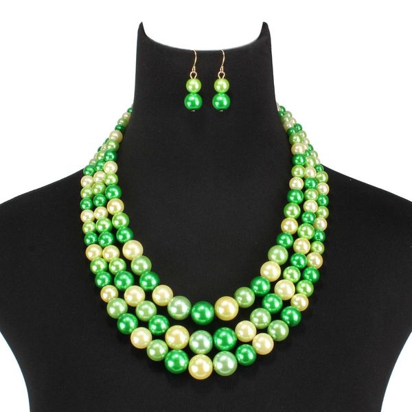3 strand resin pearl choker fashion charming jewelry candy color necklace set harajuku initial boyfriend gift wicca, Silver
3 strand resin pearl choker fashion charming jewelry candy color necklace set harajuku initial boyfriend gift wicca, Silver