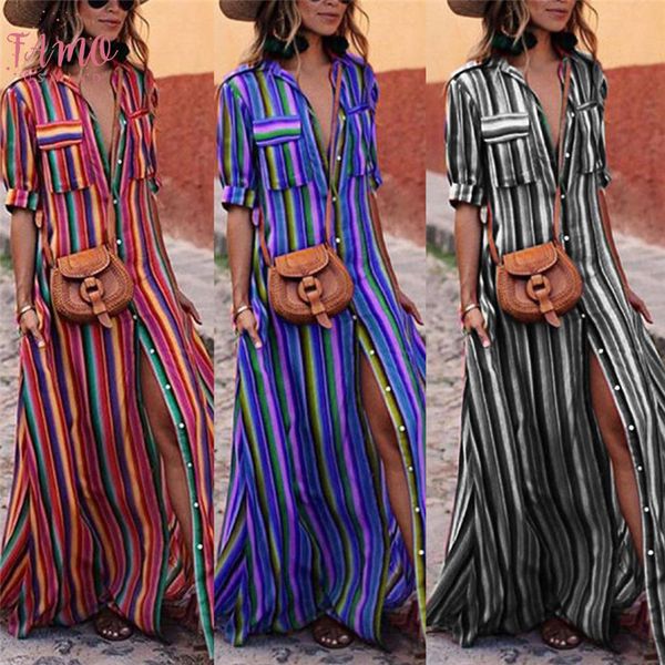 2019 boho платья с коротким рукавом женщины моды партии вечера summer beach sundress полосатая рубашка длинные maxi платье женский vestidos, Black;gray
2019 boho платья с коротким рукавом женщины моды партии вечера summer beach sundress полосатая рубашка длинные maxi платье женский vestidos, Black;gray