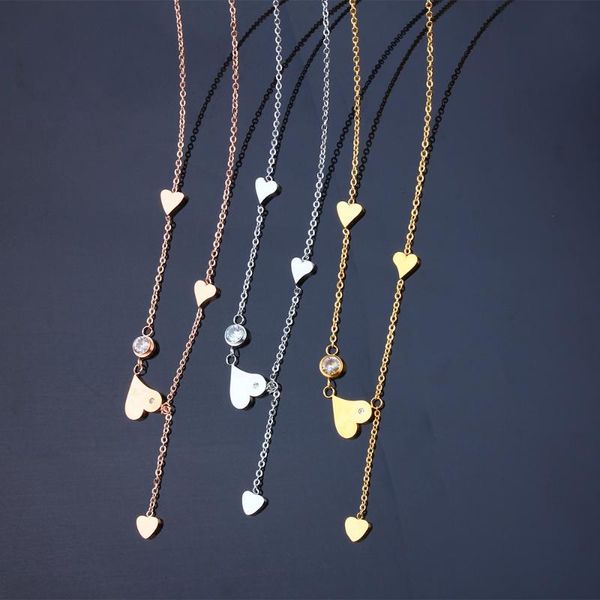 heart necklace for women stainless steel necklace pendants jewelry chocker bijoux femme collares love zircon, Silver
heart necklace for women stainless steel necklace pendants jewelry chocker bijoux femme collares love zircon, Silver