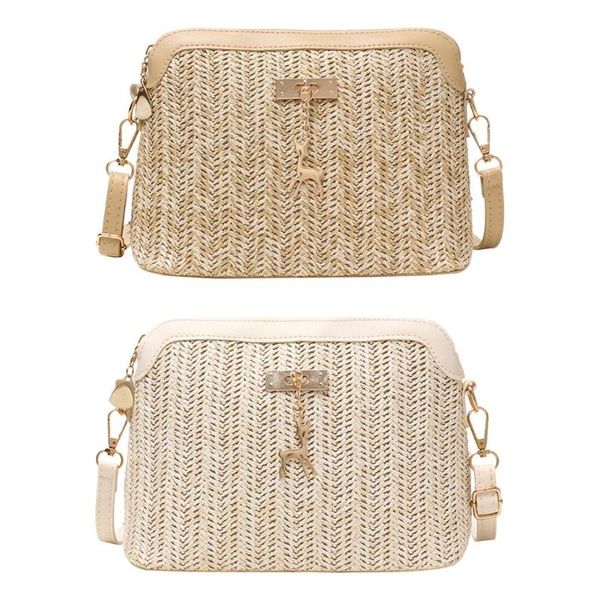 retro classic shoulder bag reusable boho beach crossbody straw weave shoulder handbag shell zip purse for women supplies
retro classic shoulder bag reusable boho beach crossbody straw weave shoulder handbag shell zip purse for women supplies