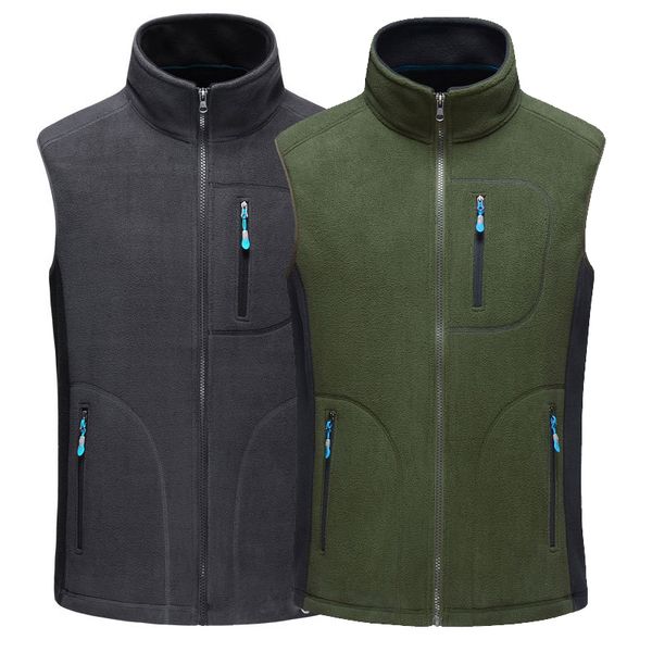 lightweight women men full zip spring autumn winter vest fleece jacket for hiking camping outdoor sports 8116, Gray;blue
lightweight women men full zip spring autumn winter vest fleece jacket for hiking camping outdoor sports 8116, Gray;blue