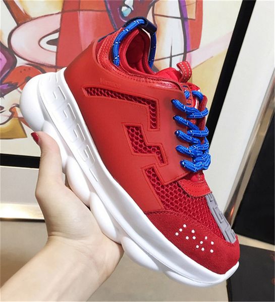 Hottest 2018 D9Versace Chain Reaction 2 Chainz White Casual Shoes For Men Women Fashion Genuine Leather Chain Reaction Outdoor Sneakers
Hottest 2018 D9Versace Chain Reaction 2 Chainz White Casual Shoes For Men Women Fashion Genuine Leather Chain Reaction Outdoor Sneakers