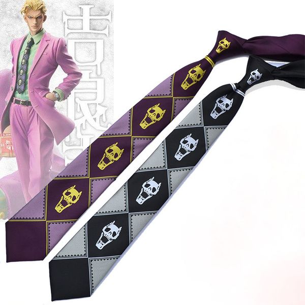 1pc jojo jojo's bizarre adventure cosplay props killer queen accessory neck tie polyester necktie kira yoshikage cosplay ties, Silver
1pc jojo jojo's bizarre adventure cosplay props killer queen accessory neck tie polyester necktie kira yoshikage cosplay ties, Silver