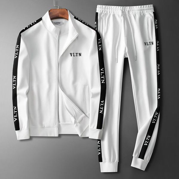 vltn classic brand set high end mens designer set luxury slim jacket trend hoodie casual wild trousers boutique logo embroidery set selling, Gray
vltn classic brand set high end mens designer set luxury slim jacket trend hoodie casual wild trousers boutique logo embroidery set selling, Gray