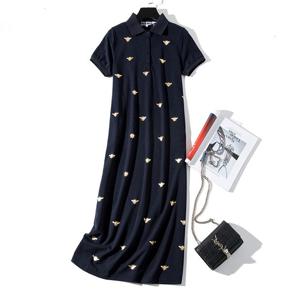bee print long knee length shirt dresses women 2019 casual turn down polo straight dress female pockets cotton clothes, Black;gray
bee print long knee length shirt dresses women 2019 casual turn down polo straight dress female pockets cotton clothes, Black;gray