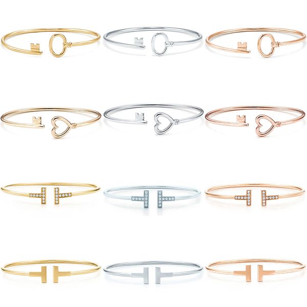 original love key open bracelet fashion elegant jewelry with original logo jewerly for women ing, Black
original love key open bracelet fashion elegant jewelry with original logo jewerly for women ing, Black