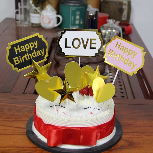 1bags/5bags diy gilding star happy birthday love cake ice-cream cupcake ers picks girlfriend birthday party dessert decor
1bags/5bags diy gilding star happy birthday love cake ice-cream cupcake ers picks girlfriend birthday party dessert decor