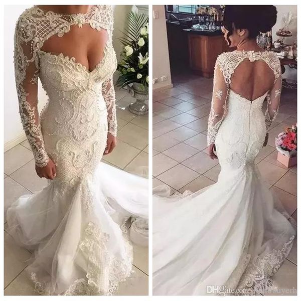 2019 new mermaid vintage mariage wedding dresses backless african plus size wedding dress bridal gowns vestidos de novia, White
2019 new mermaid vintage mariage wedding dresses backless african plus size wedding dress bridal gowns vestidos de novia, White