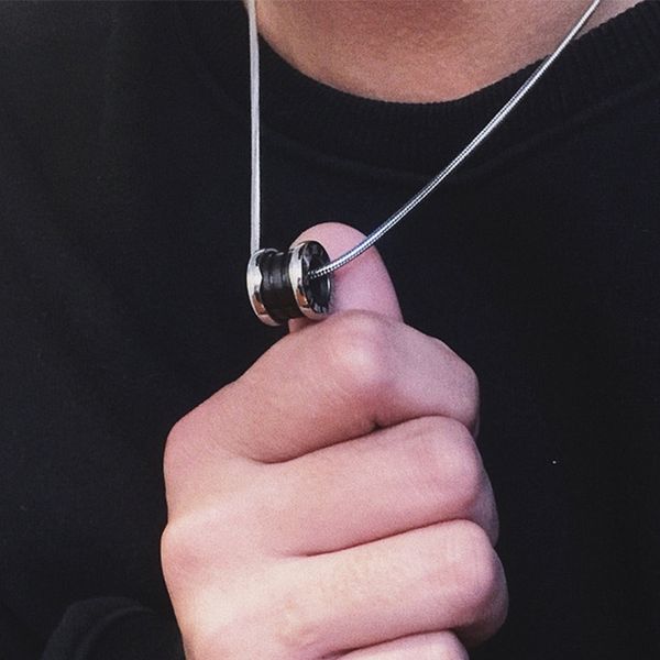 necklaces mens chain on the neck for men stainless steel ceramic necklace numerals male steel chains black jewelry on the neck, Silver
necklaces mens chain on the neck for men stainless steel ceramic necklace numerals male steel chains black jewelry on the neck, Silver