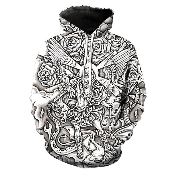 foreign trade team printed hat pocket cover men's tide hat men's guard sweatshirts printing blouse hoodies, Black
foreign trade team printed hat pocket cover men's tide hat men's guard sweatshirts printing blouse hoodies, Black