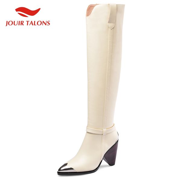 cow leather knee high boots woman high heels shoes lady party pointed toe western boots shoes women large sizes 43, Black
cow leather knee high boots woman high heels shoes lady party pointed toe western boots shoes women large sizes 43, Black