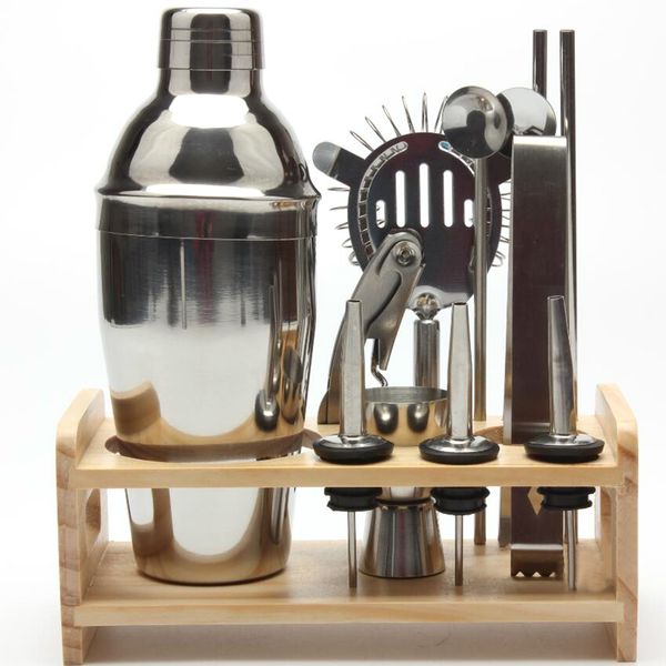 12pcs drink shaker wine jug professional bartender tool set cocktail mixer for kitchen brewing wooden rack bar kits browser
12pcs drink shaker wine jug professional bartender tool set cocktail mixer for kitchen brewing wooden rack bar kits browser