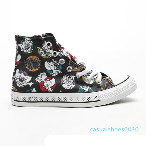 brand designer 2020 new shoes cartoon star 1970s hi tom & jerry casual canvas men women skateboarding sneaker trainers fashion plimsolls c30, Black
brand designer 2020 new shoes cartoon star 1970s hi tom & jerry casual canvas men women skateboarding sneaker trainers fashion plimsolls c30, Black