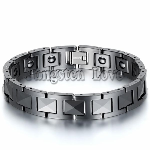boniskiss punk black ceramic man stereoscopic bracelets health balance bracelet with energy magnetic stone inlay pulseras hombre, Golden;silver
boniskiss punk black ceramic man stereoscopic bracelets health balance bracelet with energy magnetic stone inlay pulseras hombre, Golden;silver