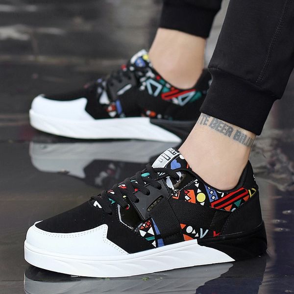 autumn large men's shoes canvas shoes fashion sports lovers a man and a woman korean version of breathable student, Black
autumn large men's shoes canvas shoes fashion sports lovers a man and a woman korean version of breathable student, Black