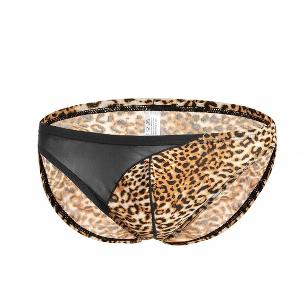 men's leopard mesh briefs fashion printed mens underwear bikini brief ropa interior hombre cuecas masculinas gay 2pcs / set, Black;white
men's leopard mesh briefs fashion printed mens underwear bikini brief ropa interior hombre cuecas masculinas gay 2pcs / set, Black;white