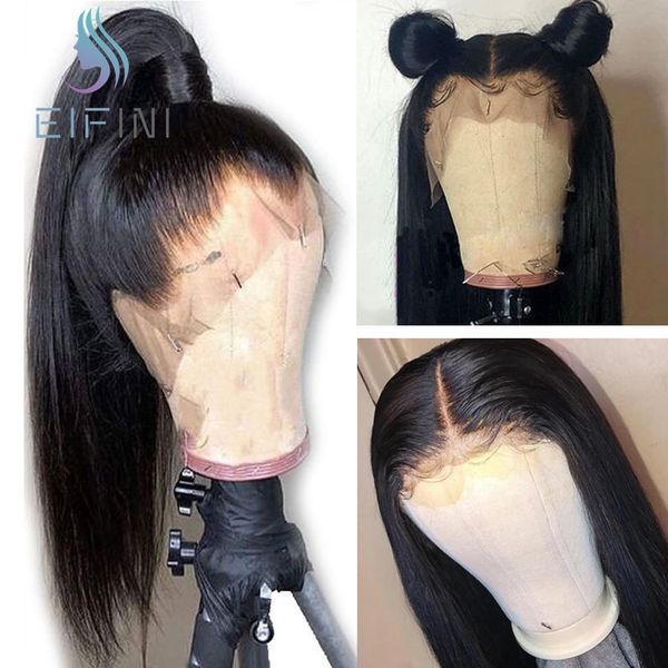 eifini lace front human hair wigs 150 density remy brazilian straight hair lace frontal wigs pre plucked natural color, Black;brown
eifini lace front human hair wigs 150 density remy brazilian straight hair lace frontal wigs pre plucked natural color, Black;brown