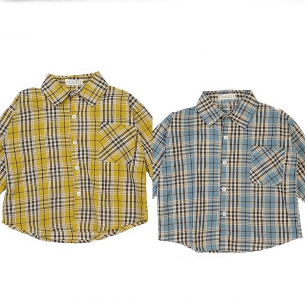 hsenting 19 shirt children's clothing clothing autumn yarn-dyed contrast color children's long sleeve plaid shirt, White;black
hsenting 19 shirt children's clothing clothing autumn yarn-dyed contrast color children's long sleeve plaid shirt, White;black