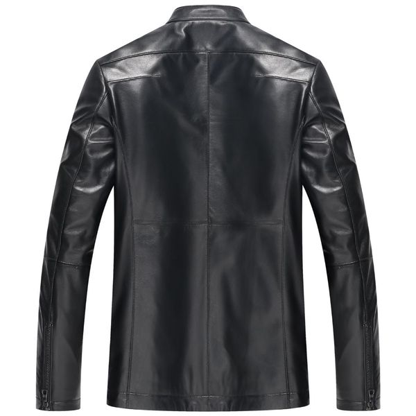 2019 korean-style men genuine leather clothes stand collar biker first layer sheep skin nian qing kuan slim fit jacket men's, Black
2019 korean-style men genuine leather clothes stand collar biker first layer sheep skin nian qing kuan slim fit jacket men's, Black