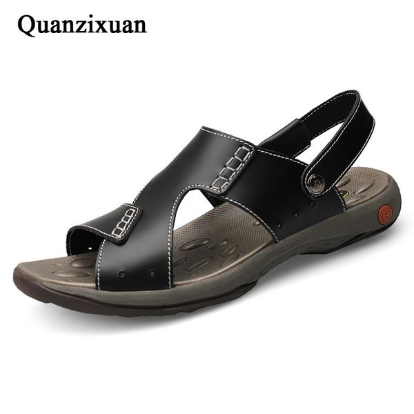 new genuine leather men sandals summer men shoes comfort beach shoes male slippers 39 s sandals plus size 47, Black
new genuine leather men sandals summer men shoes comfort beach shoes male slippers 39 s sandals plus size 47, Black