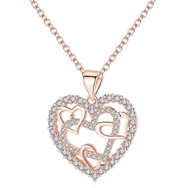 fashion 2 colors women's heart crystal rhinestone silver/rose gold chain pendant necklace jewelry for wedding dress
fashion 2 colors women's heart crystal rhinestone silver/rose gold chain pendant necklace jewelry for wedding dress