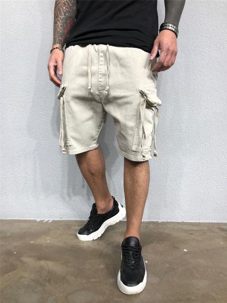 short pants with pocket teenager loose mid drawstring overalls clothing fashion relaxed apparel mens summer designer, White;black
short pants with pocket teenager loose mid drawstring overalls clothing fashion relaxed apparel mens summer designer, White;black