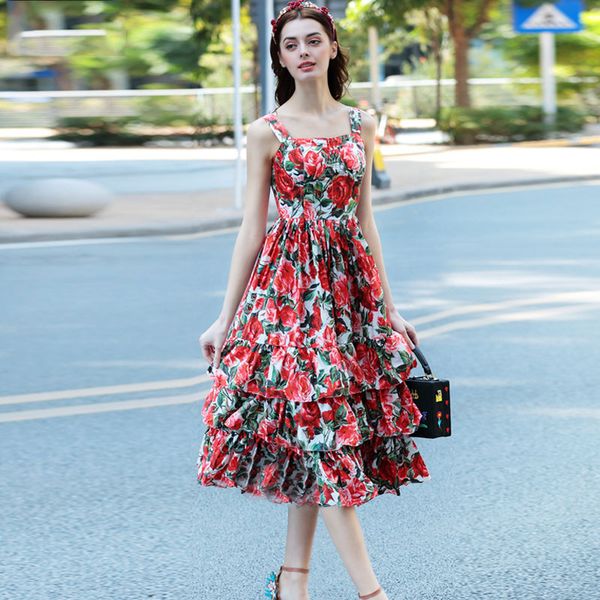 casual dresses elegant design summer prairie chic layers spaghetti straps slim style women flower printing ball gown dress high quality, Black;gray
casual dresses elegant design summer prairie chic layers spaghetti straps slim style women flower printing ball gown dress high quality, Black;gray
