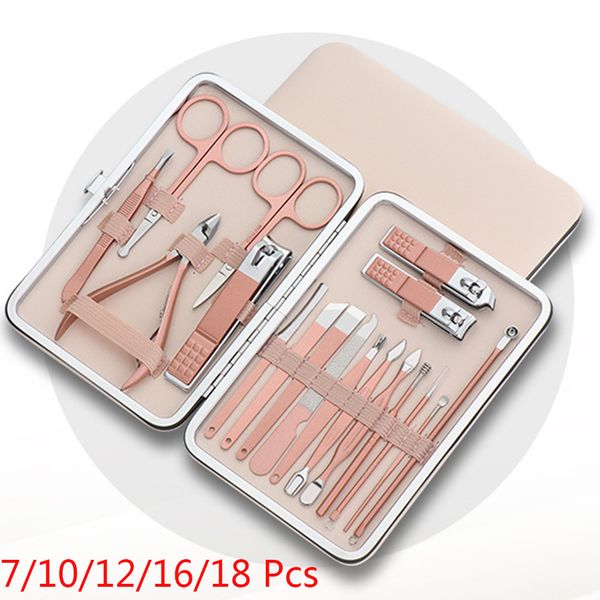 7/10/12/1618pcs/set rose gold stainless steel nail clippers nail trimming tool set beauty scissors manicure pedicure clippe
7/10/12/1618pcs/set rose gold stainless steel nail clippers nail trimming tool set beauty scissors manicure pedicure clippe