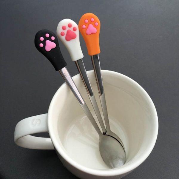 lber 1 pcs stainless steel cute claw coffee spoons fruit fork dessert spoon candy teaspoon cat drink tableware kitchen supplies
lber 1 pcs stainless steel cute claw coffee spoons fruit fork dessert spoon candy teaspoon cat drink tableware kitchen supplies