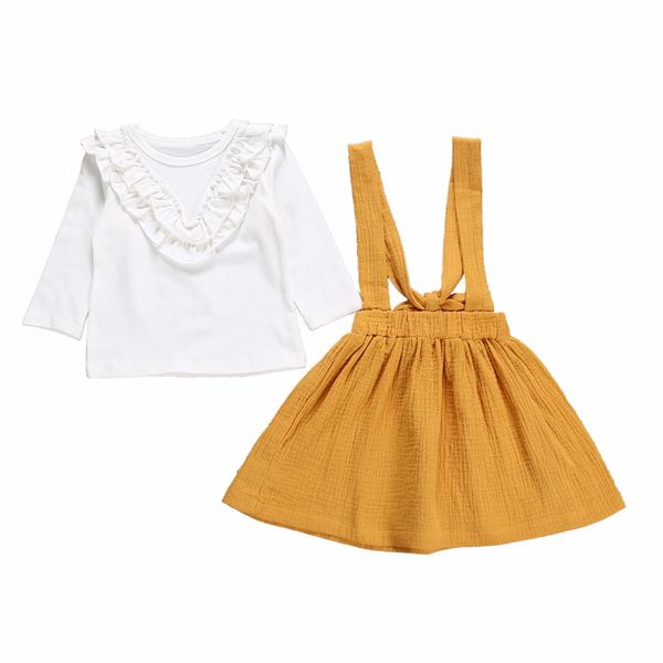 toddler kids baby girls clothes sets flower t-shirt suspender dress 2pcs cotton cute outfits set girl children clothing, White
toddler kids baby girls clothes sets flower t-shirt suspender dress 2pcs cotton cute outfits set girl children clothing, White