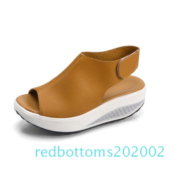 2019 woman sandals soft bottom peep toe wedges sandals ladies plus size summer r02, Black
2019 woman sandals soft bottom peep toe wedges sandals ladies plus size summer r02, Black