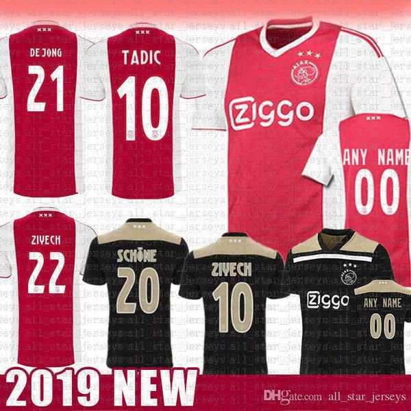 Mens TADIC 21 DE JONG 22 ZIYECH Ajax FC soccer jersey NERES DE LIGT CRUYFF DOLBERG VAN DE BEEK HUNTELAAR TAGLIAFICO Football Shirts
Mens TADIC 21 DE JONG 22 ZIYECH Ajax FC soccer jersey NERES DE LIGT CRUYFF DOLBERG VAN DE BEEK HUNTELAAR TAGLIAFICO Football Shirts