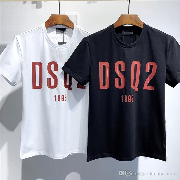 luxury mens t shirt letter print round neck short sleeve black white fashion men women tees m-xxxl #21
