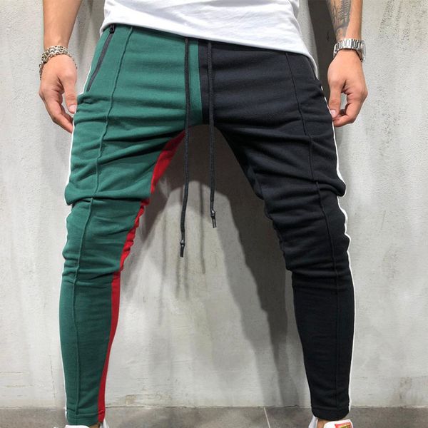 casual patchwork pants men joggers streetwear sweatpants fitness men sportswear track pants gym jogging trousers, Black
casual patchwork pants men joggers streetwear sweatpants fitness men sportswear track pants gym jogging trousers, Black