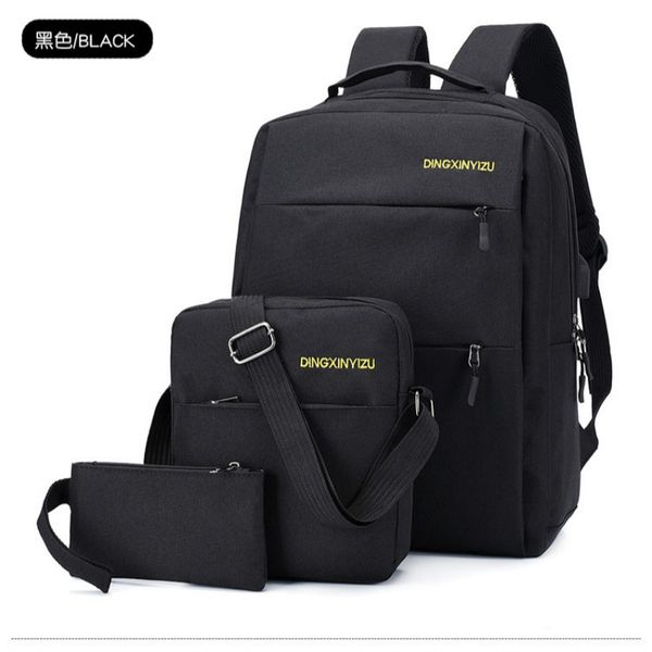 3 pcs sets lapbackpack business men's backpacks travel shoulder bag casual student school bag for teenager boys girls
3 pcs sets lapbackpack business men's backpacks travel shoulder bag casual student school bag for teenager boys girls