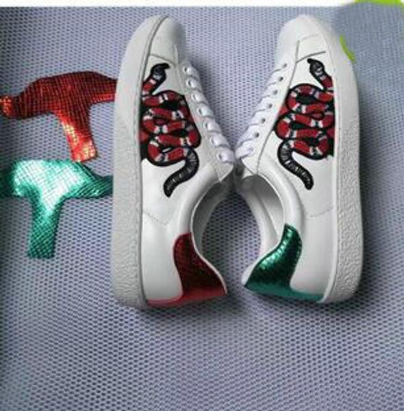 2018 New Fashion Snake Print for Love Sneakers Low Top Black And White Leather Mens Women G G Casual Shoes #785
2018 New Fashion Snake Print for Love Sneakers Low Top Black And White Leather Mens Women G G Casual Shoes #785