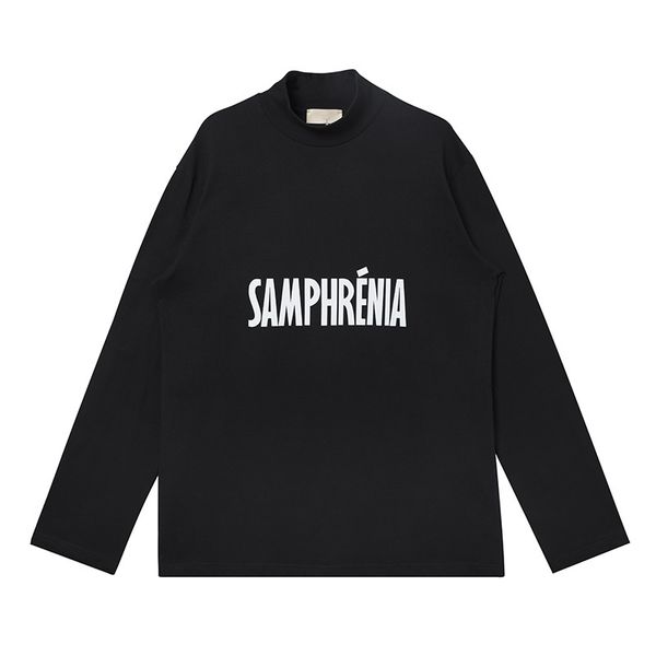 mens designer t shirts french fashion brand sagittaire a turtleneck print loose long sleeve casual crew neck, White;black
mens designer t shirts french fashion brand sagittaire a turtleneck print loose long sleeve casual crew neck, White;black