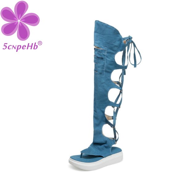 women roman hollow pinch high tube sandals straps wedge heel casual large size female denim jeans over the knee tong toe shoes, Black
women roman hollow pinch high tube sandals straps wedge heel casual large size female denim jeans over the knee tong toe shoes, Black