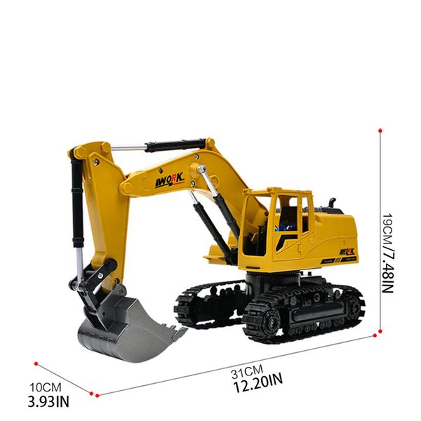 2.4g eight-way alloy excavator 1:24 wireless remote control excavator creative portable environmental toy rc truck model toy
2.4g eight-way alloy excavator 1:24 wireless remote control excavator creative portable environmental toy rc truck model toy