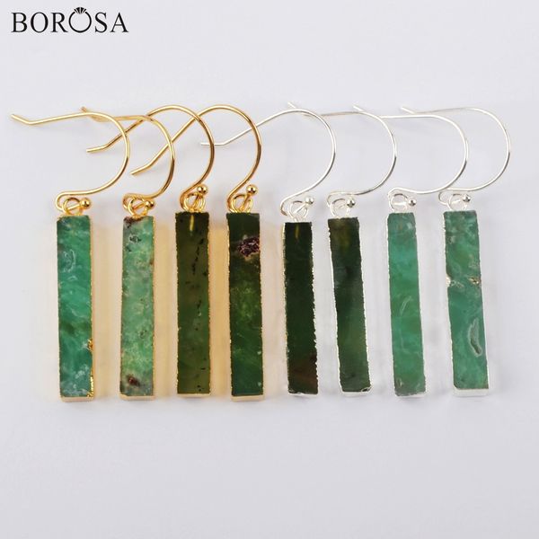 borosa 5pairs fashion chrysoprases natural stone earrings gold/silver rectangle australian jades drop earring jewelry g1922
borosa 5pairs fashion chrysoprases natural stone earrings gold/silver rectangle australian jades drop earring jewelry g1922