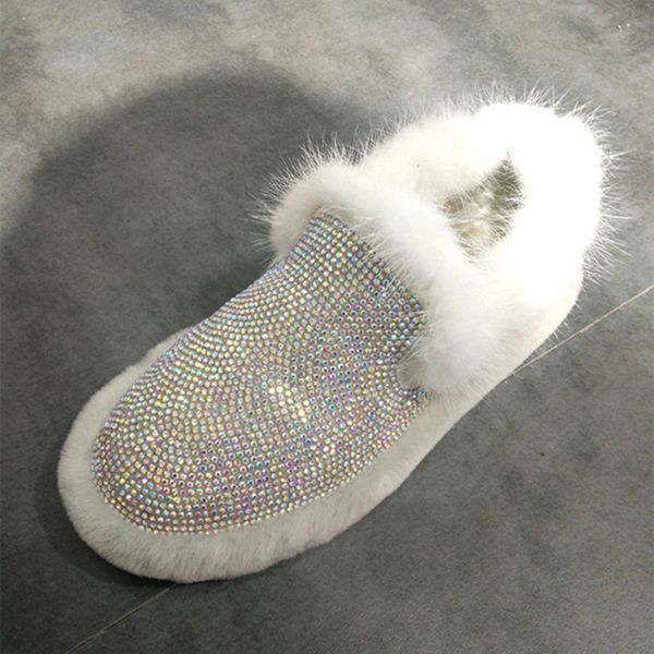fur snow boots woman rhinestone winter 2018 plush flat shoes flat lady winter warm shoes comfortable snowboots, Black
fur snow boots woman rhinestone winter 2018 plush flat shoes flat lady winter warm shoes comfortable snowboots, Black