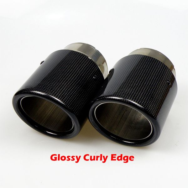 black universal ak logo car carbon fiber exhaust muffler tip for mazad cx-5 golf exhaust tips
black universal ak logo car carbon fiber exhaust muffler tip for mazad cx-5 golf exhaust tips