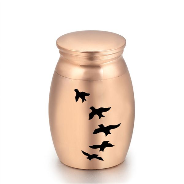 five birds engraved aluminum alloy mini memorial casket jewelry funeral cremation urn for human/pet ashes16x25mm, Silver
five birds engraved aluminum alloy mini memorial casket jewelry funeral cremation urn for human/pet ashes16x25mm, Silver